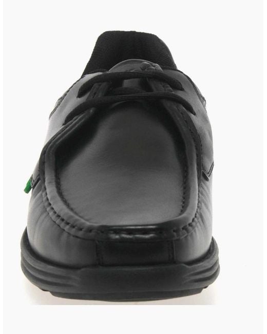 Kickers Black Reasan Lace Casual Shoes for men