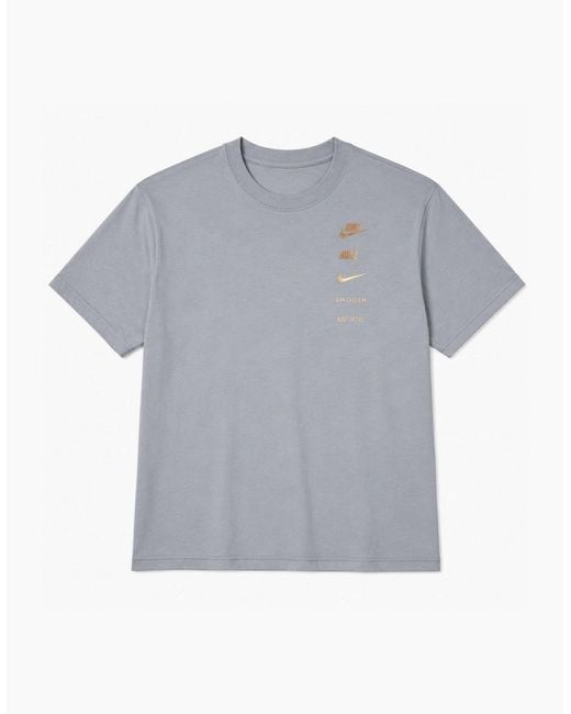 Nike Gray Standard Issue Sportswear T Shirt for men
