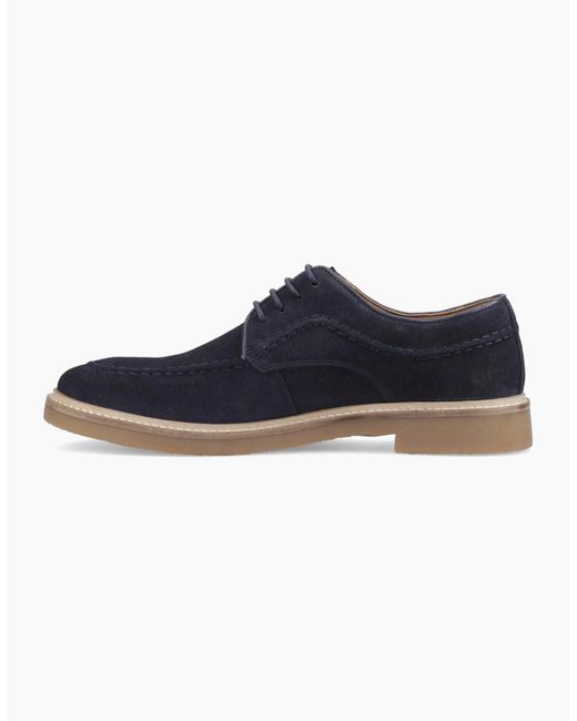 Hush Puppies Blue Genny Lace Up Shoes for men