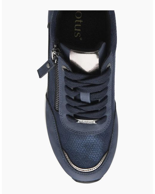 Lotus Blue Electra Trainers