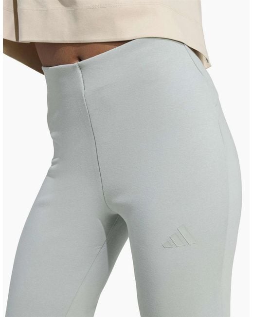Adidas Green Soft Lux Flared Pants