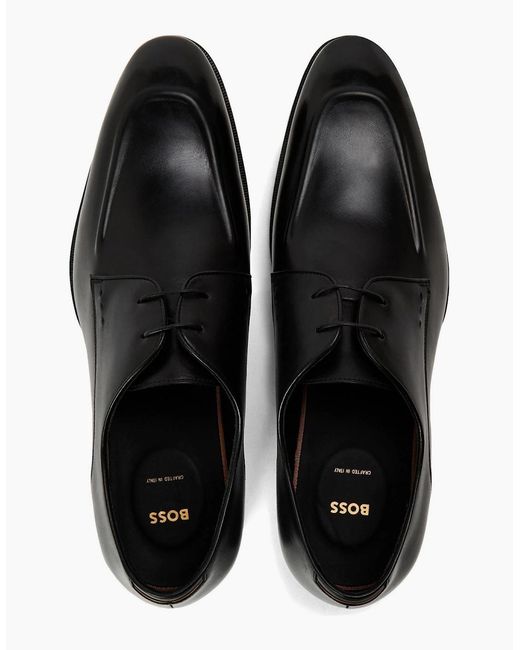Boss Black Rill Derb Lace-Up Almond Toe Oxfords for men