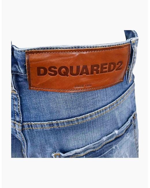 DSquared² Blue Sexy Twist Jean Light Denim Pants