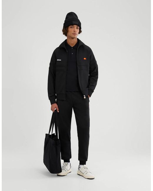 Ellesse Black Rimini Track Jacket for men