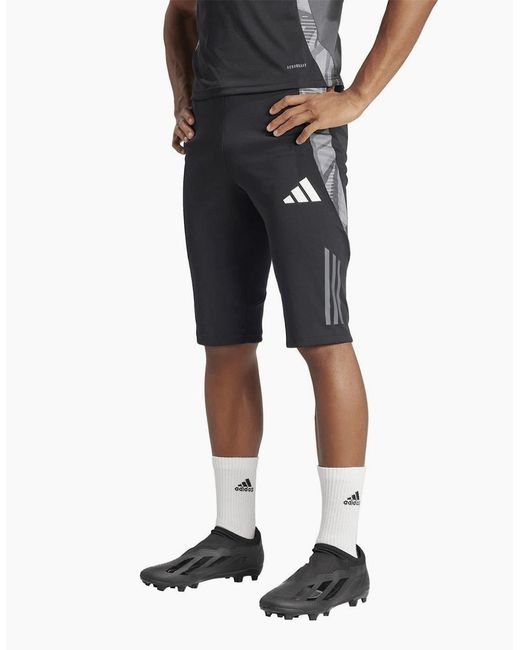 Adidas Blue Tiro24 C 1 2Pnt Football Shorts for men