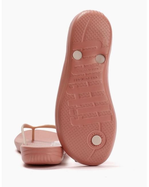 Fitflop Pink Iqushion X Pantone Flip-Flops