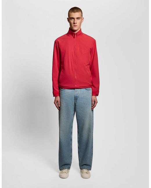 Lyle & Scott Red Keyline Windbreaker Jacket for men