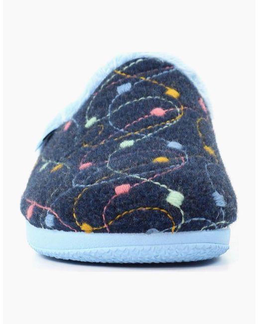 Lunar Blue Impulse Slippers