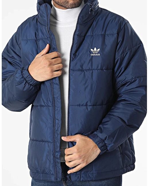 Adidas Blue Originals Padded Puffer Jacket for men