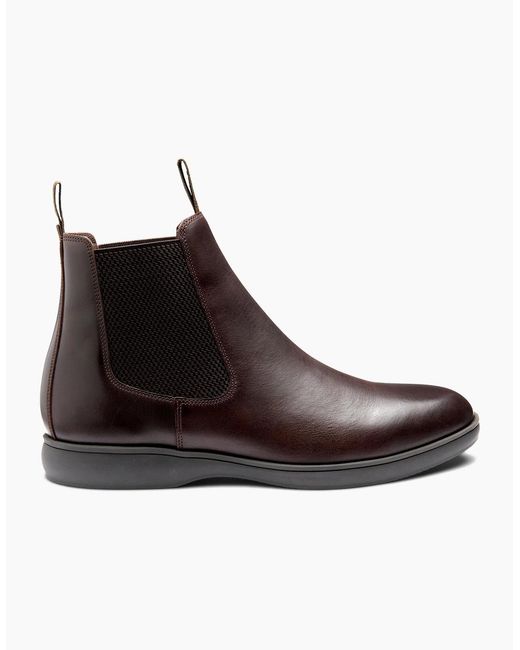Loake Brown Conrad Chelsea Boot Dark for men