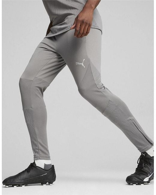 PUMA Gray Teamfinal Performance Tracksuit Bottoms for men