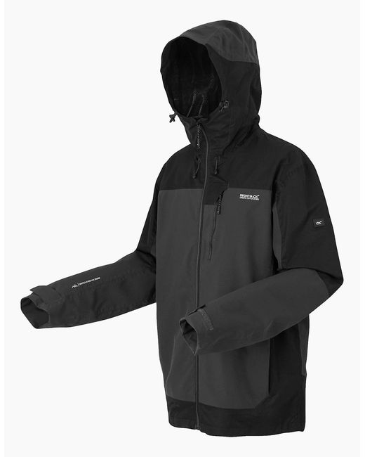 Regatta Gray Highton Iv Stretch Waterproof Jacket for men