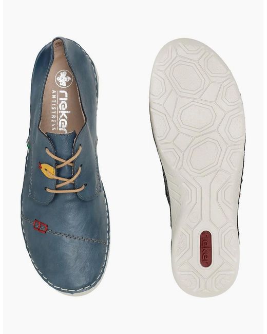 Rieker Blue Content Shoes