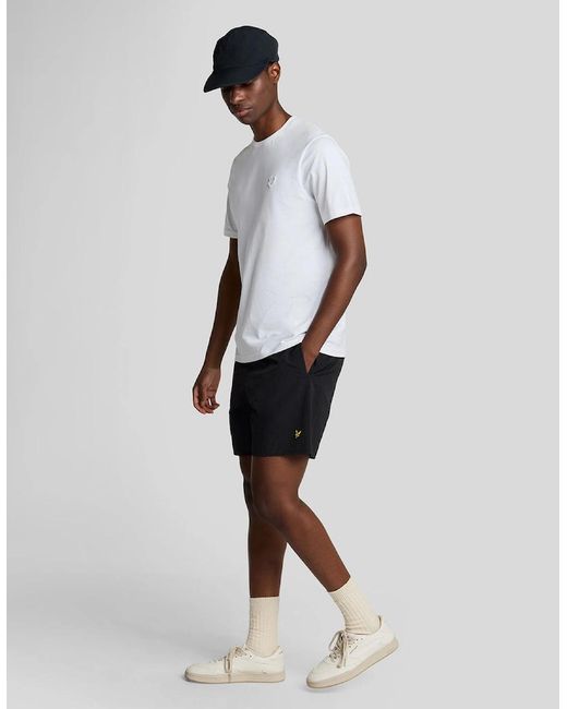 Lyle & Scott White Swim Shorts for men