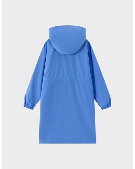 Burberry Blue Birley Long Jacket