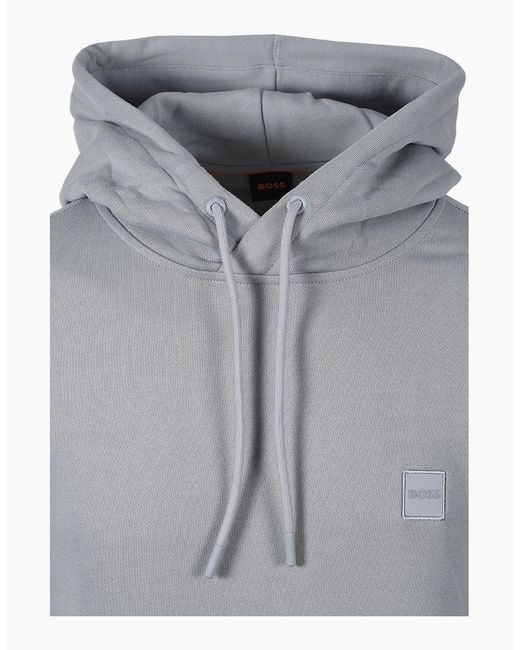 Boss Gray Boss Wetalk Sweatshirt Open for men