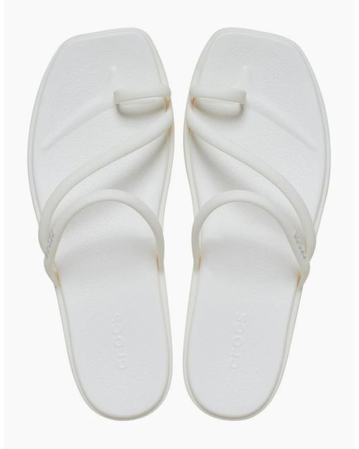 CROCSTM White Miami Toe Loop Sandals