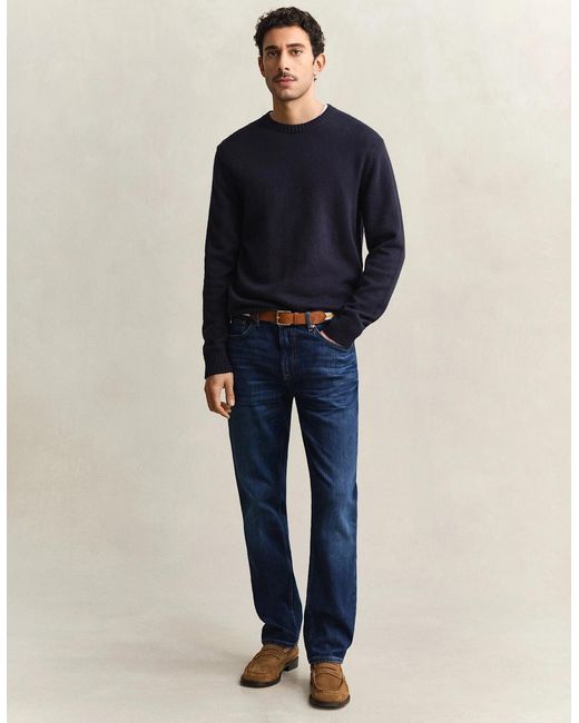 Gant Blue Regular Fit Jeans for men