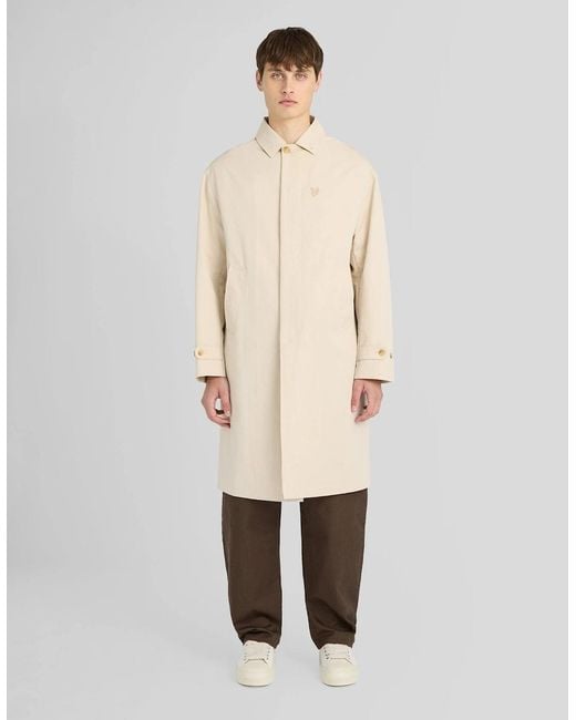Lyle & Scott Natural Water Resistant Car Coat for men