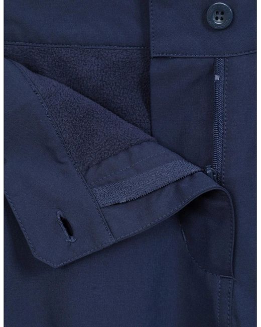 Mountain Warehouse Blue Ladies Arctic Ii Stretch Fleece Lined Regular Trousers