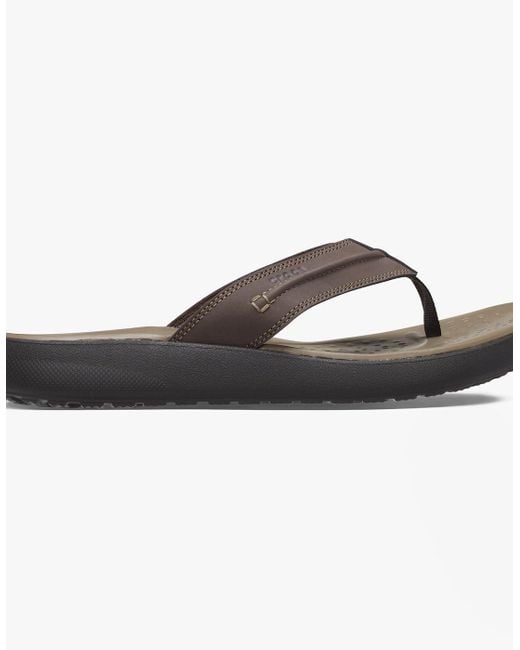 CROCSTM Brown 209332-206 Yukon Vista Ii Lr Flip-Flops Espresso for men