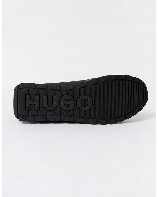 Boss Black Hugo Icelin Running-Inspired Trainers With Zigzag Detailing for men