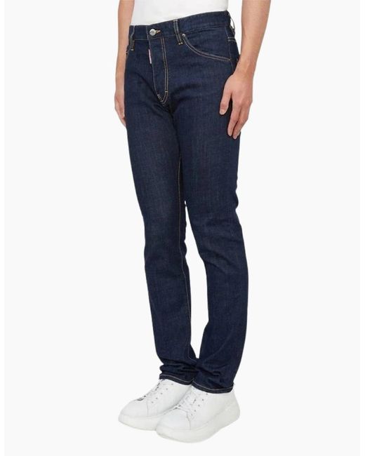 DSquared² Blue Dark Rinse Wash Cool Guy Jeans for men