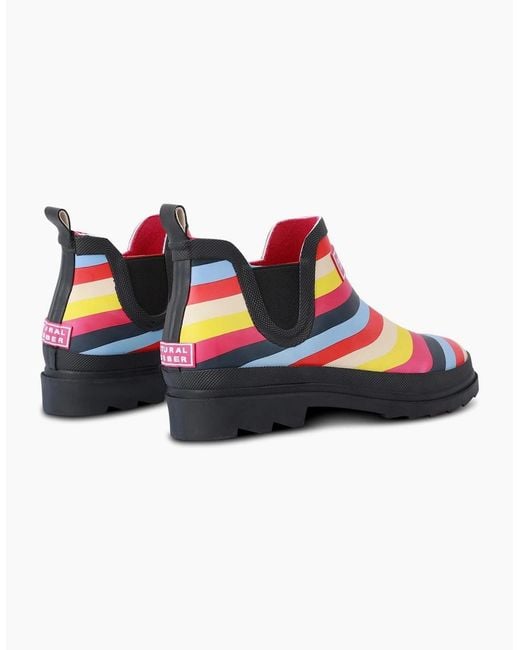 Regatta Blue Harper Stripe Patterned Rain Boots