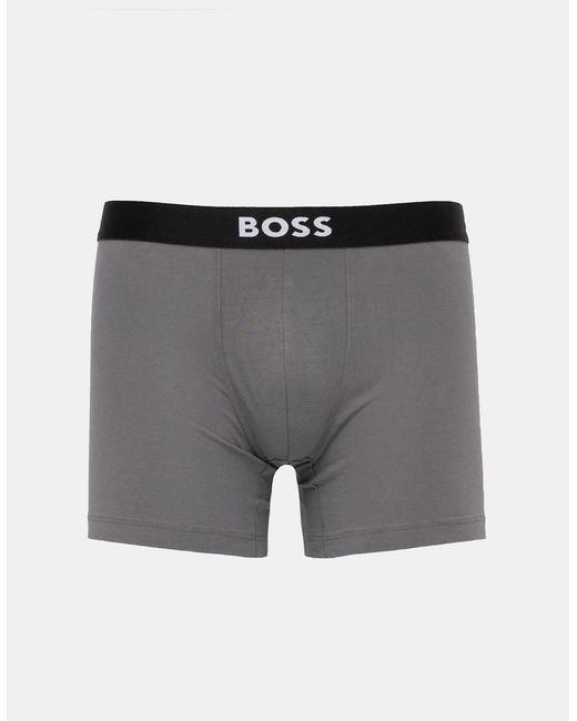 Boss Blue Boss 3 Pack Stretch Cotton Boxer Briefs for men