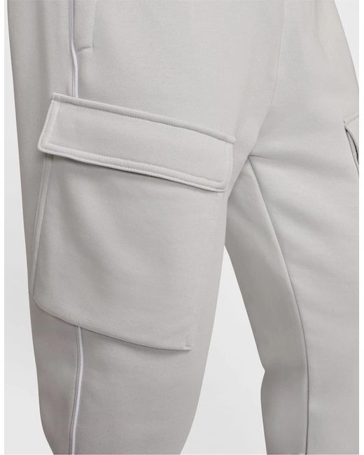 Nike White Nsw Sw Air Cargo Pant Flc Bb for men