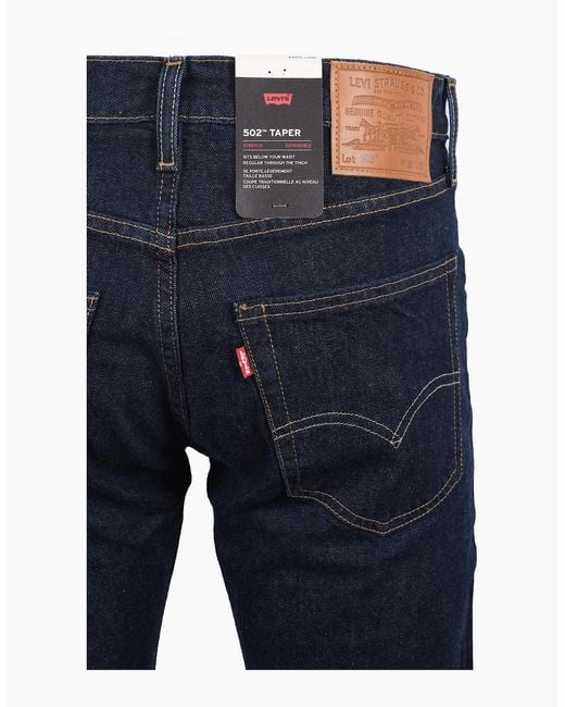 Levi's Blue Levi's 502 Taper Jeans Rock Cod for men