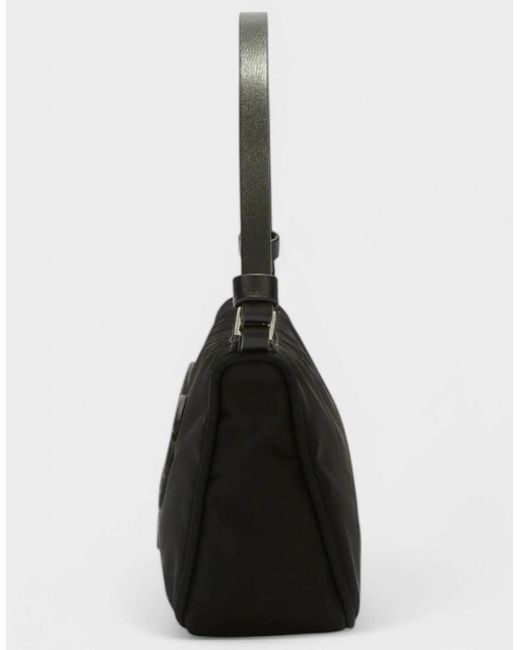 Palm Angels Black Big Palm Nylon Pouch