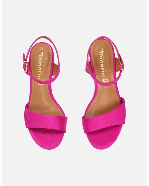 Tamaris Pink Freesia Sandals