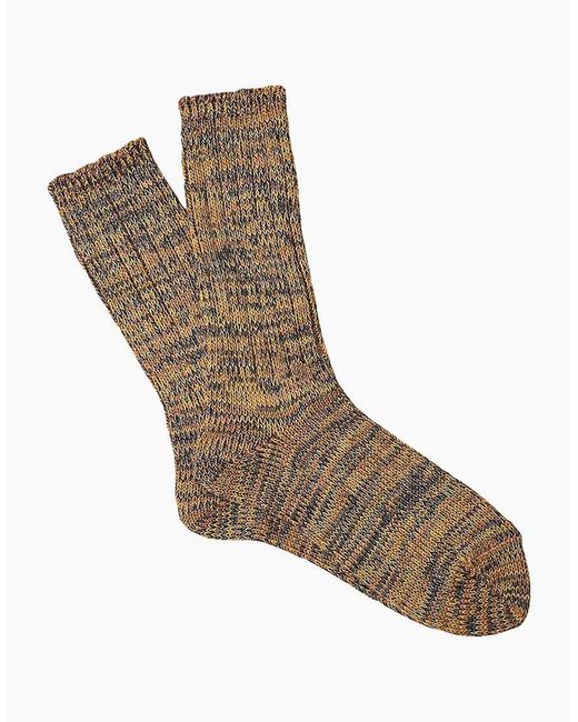 Anonymous Ism Yellow 5 Colour Mix Crew Socks for men