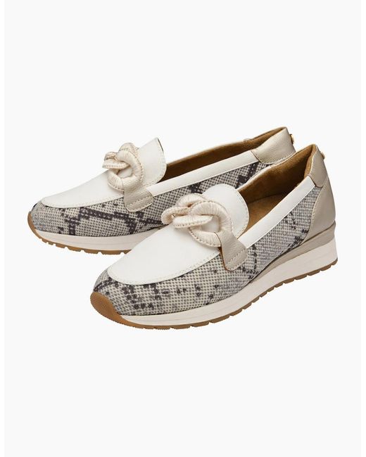 Lotus White Lorrian Loafers