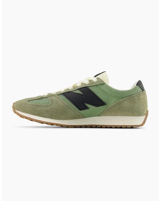 New Balance Green 471 Trainer Oregano/Dark Olivine for men