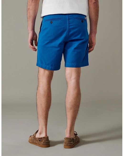 aubi Blue Stamford Chino Short for men