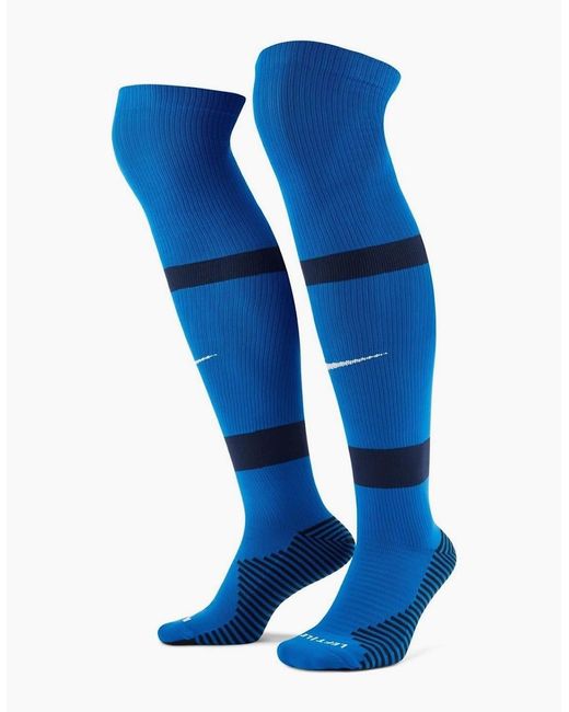 Nike Blue Matchfit Knee High Football Socks