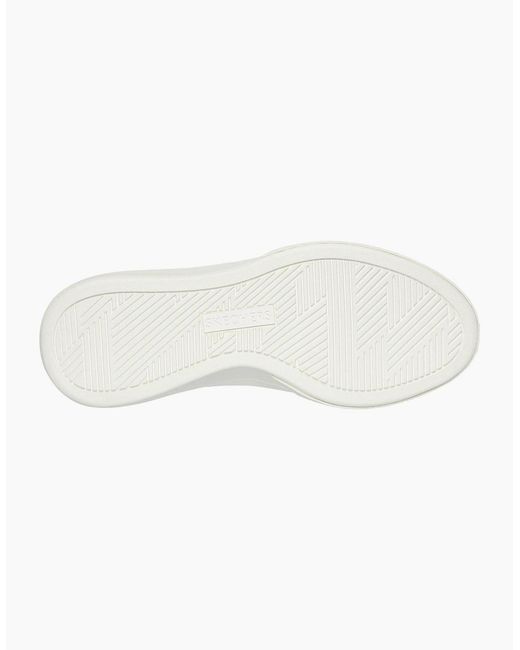Skechers White Classic Low Top Trainers