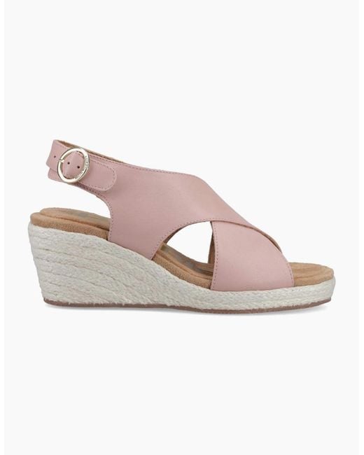 Hush Puppies Pink Dalia Kitten Slingback Court Shoes