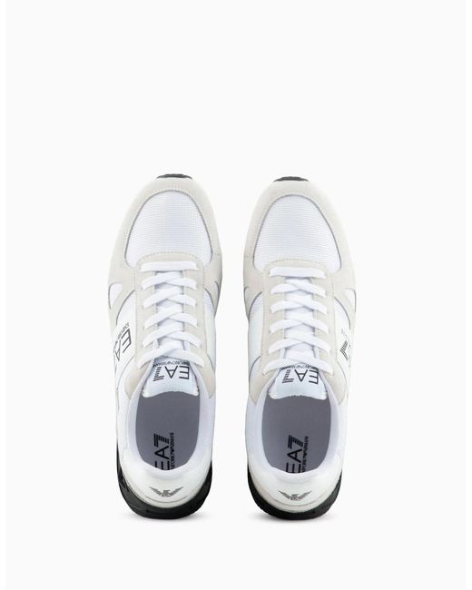 EA7 White Legacy Sneaker for men