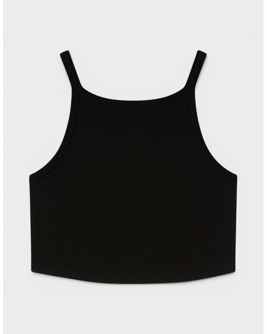 Palm Angels Black Classic Logo Tank Top