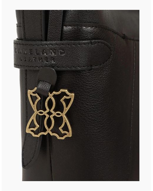 Lakeland Leather Black Newby Crossbody Bag