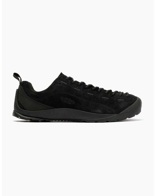 Keen Black Jasper Suede Hairy Trainers for men