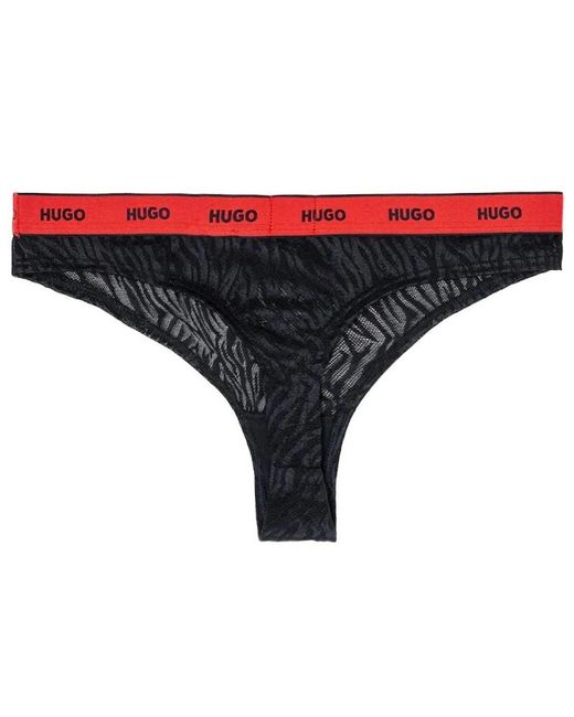 Boss Red 3-Pack Classic Logo Lace Thongs