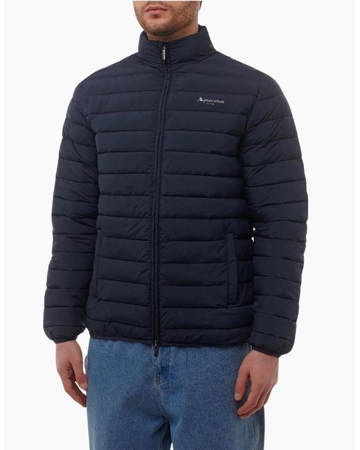 Aquascutum Blue Active Rlg Active Mockneck 100Gr Jacket for men