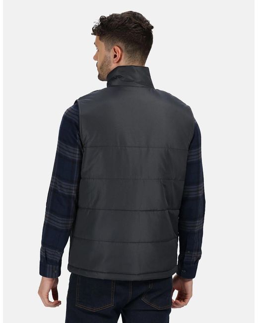 Regatta Black Professional Quilted Insulated Body Warmer for men