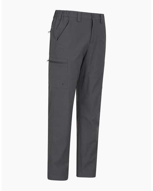 Mountain Warehouse Gray Stretch Winter Hiking Trousers for men