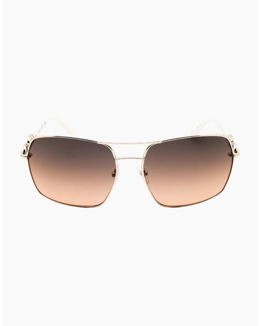 Guess Brown Navigator Shaped Sunglasses