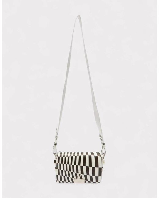 Off-White c/o Virgil Abloh White Optical Mini Flap Bag